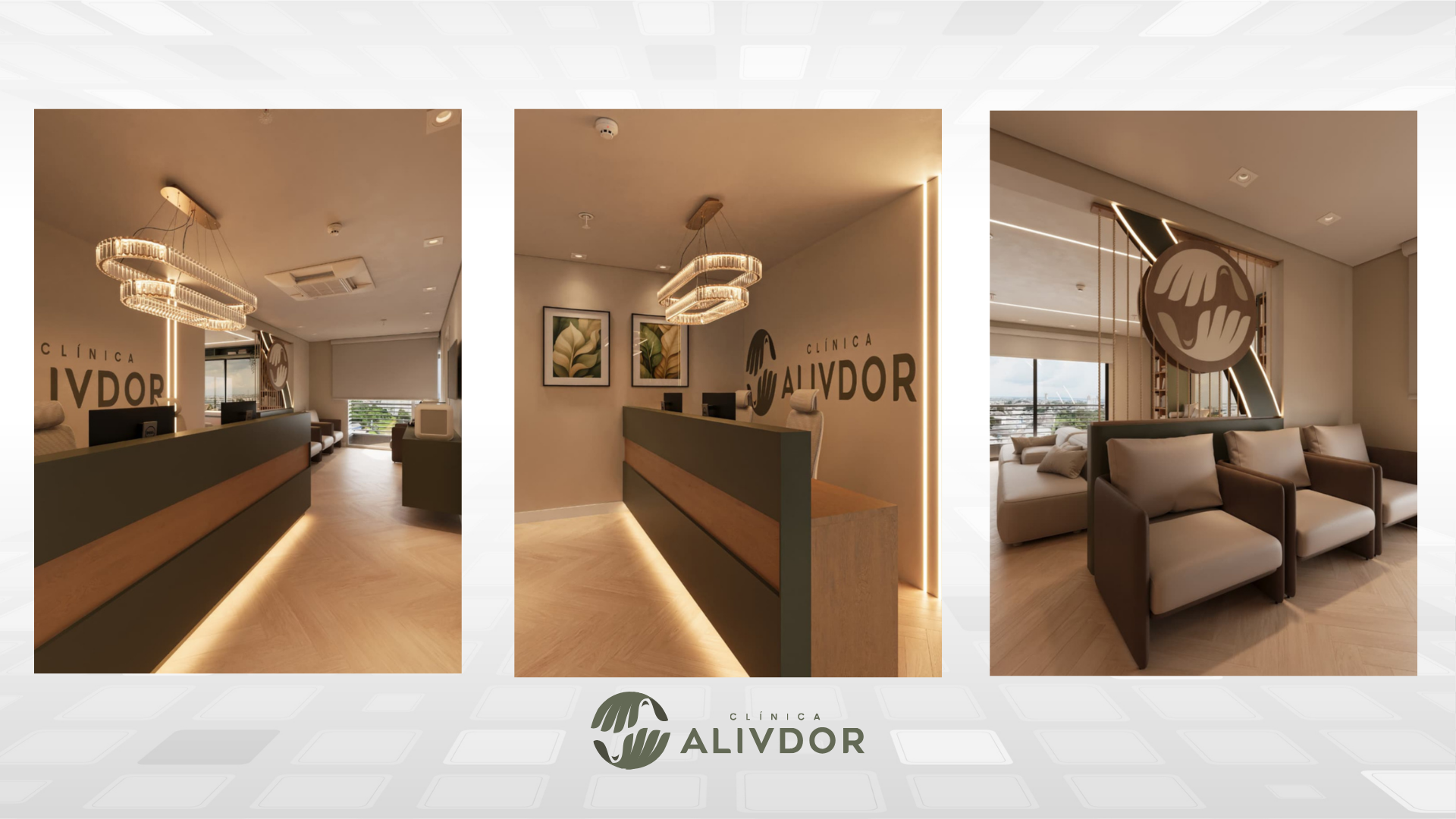Sala de espera da Clínica Alivdor